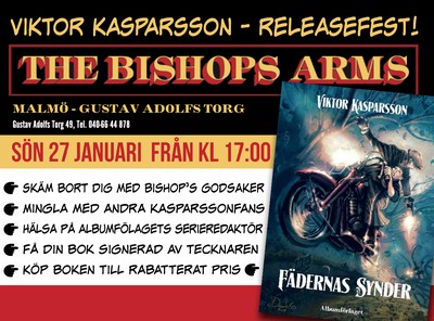 Releasefest för Fädernas synder!